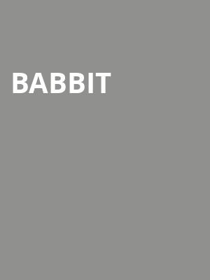 Babbit, Mandell Weiss Theater, San Diego