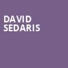 David Sedaris, Balboa Theater, San Diego